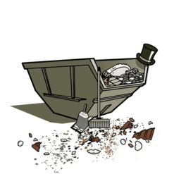 Polterabend Container 7cbm