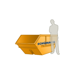 3 cbm Absetzcontainer