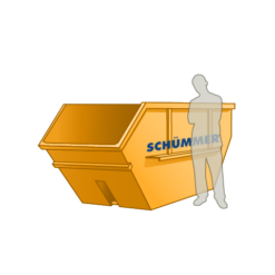 7 cbm Absetzcontainer