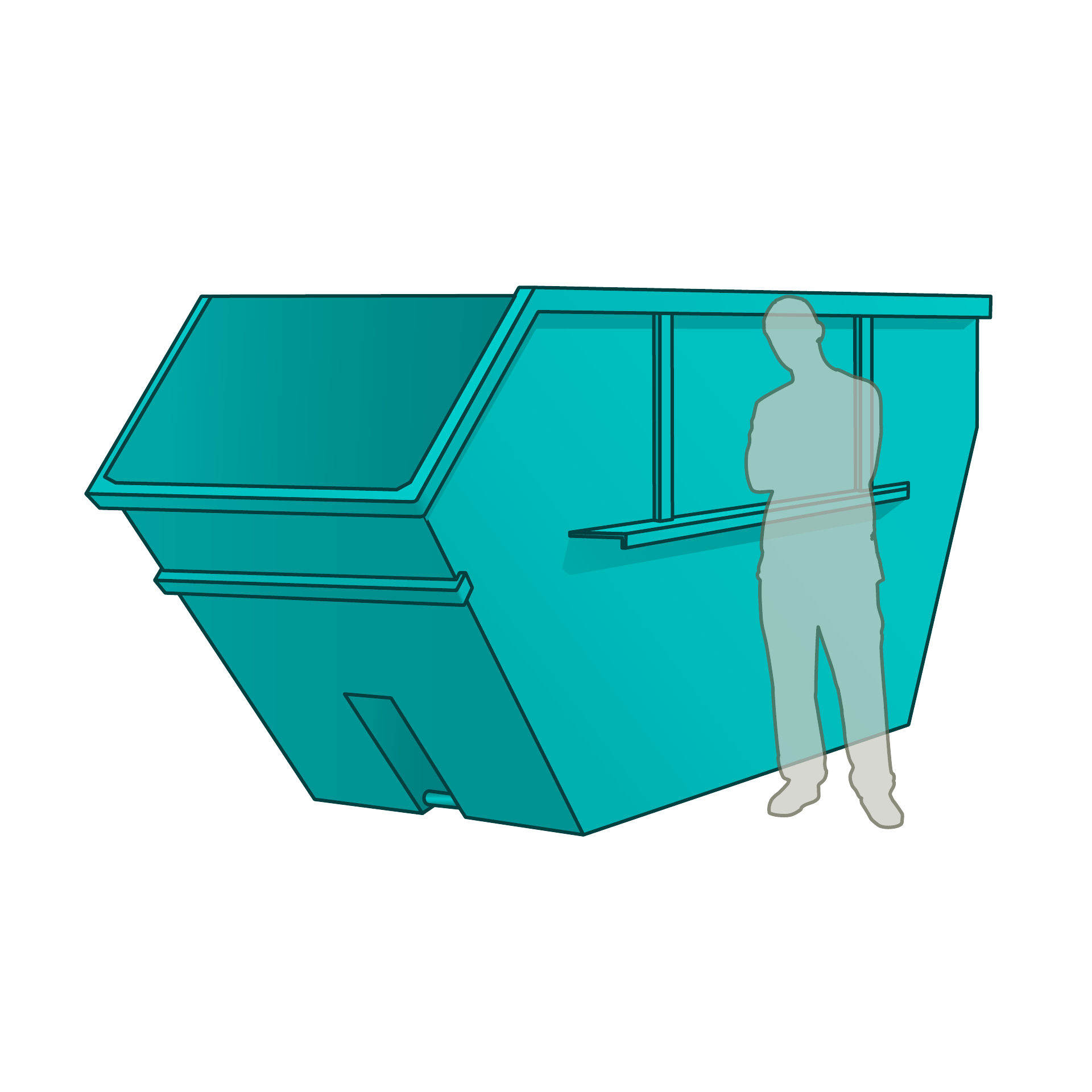 KS Containerdienst: Absetzcontainer 10cbm