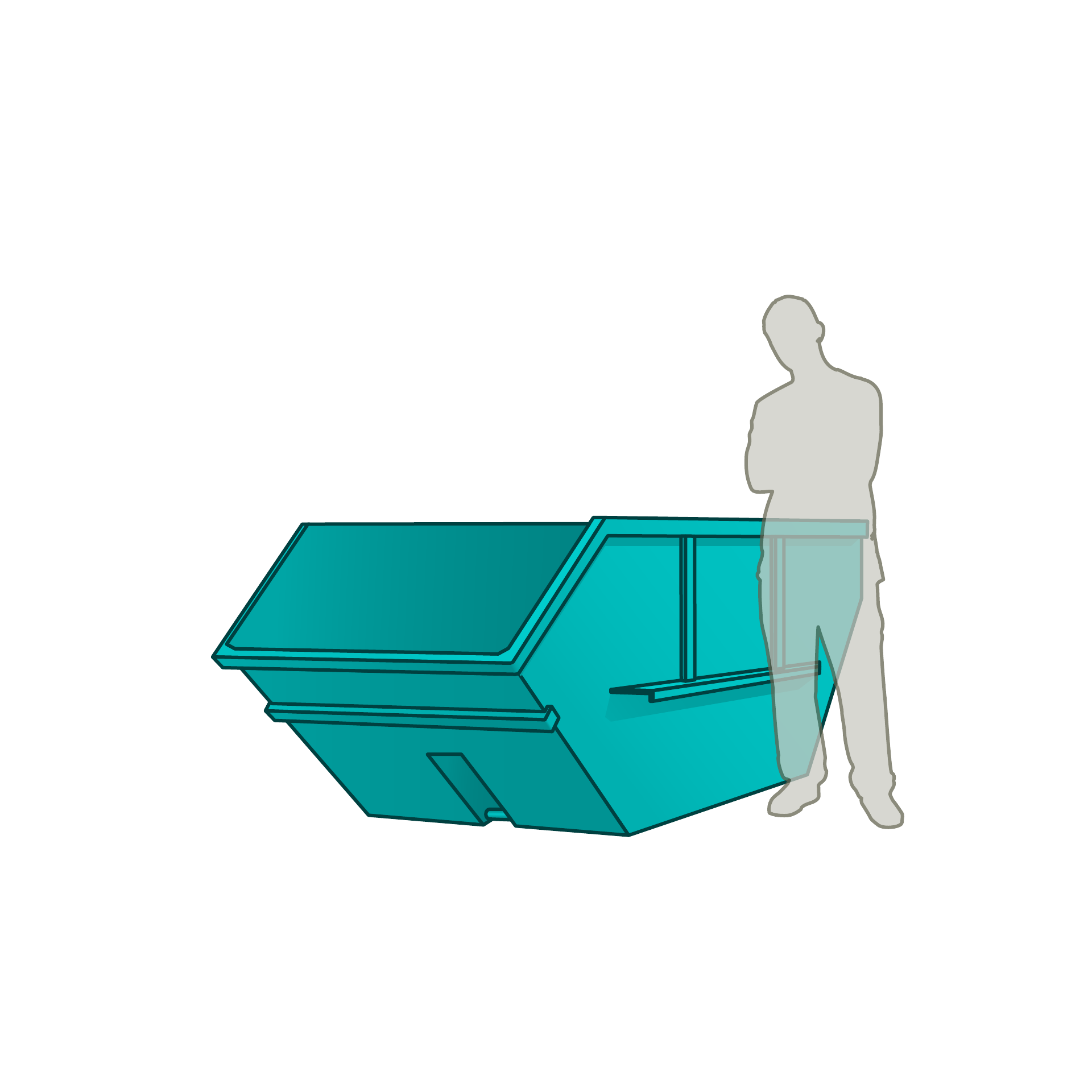 KS Containerdienst: Absetzcontainer 3cbm