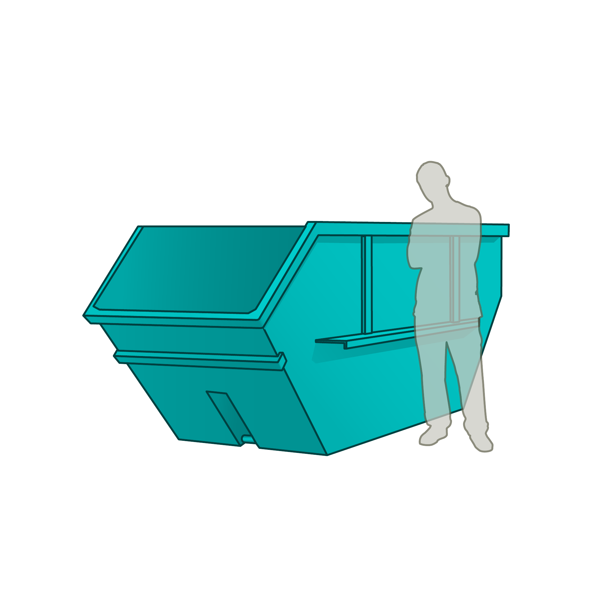 KS Containerdienst: Absetzcontainer 7cbm